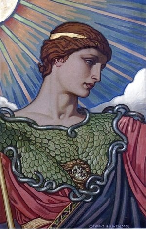 Elihu Vedder - Head of Minerva