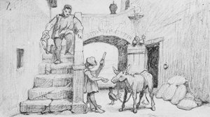 The Fable of the Miller, His Son and the Donkey No. 1